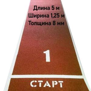 Купить Дорожка для разбега 5 м х 1,25 м. Толщина 8 мм в Хвалынске 
